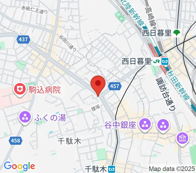 大澤久チェロ教室の地図