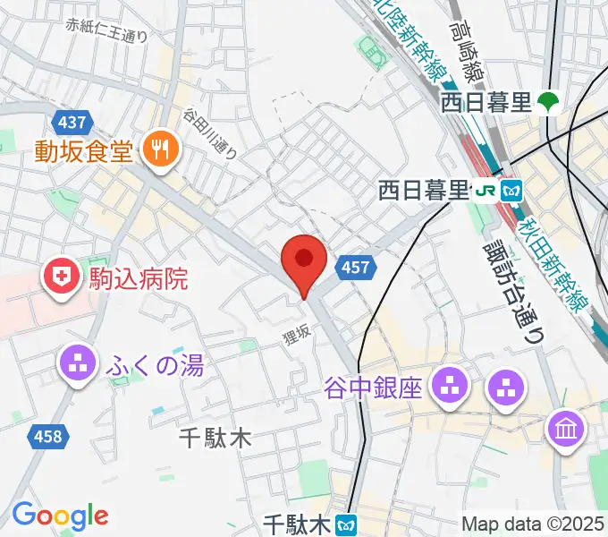 大澤久チェロ教室の地図