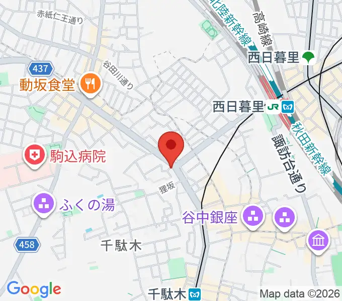 大澤久チェロ教室の地図
