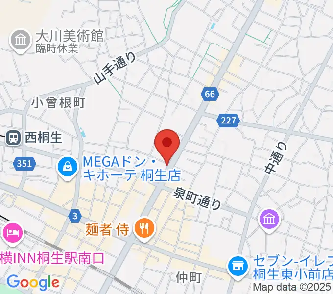 伊藤丈晃ヴァイオリン工房の地図
