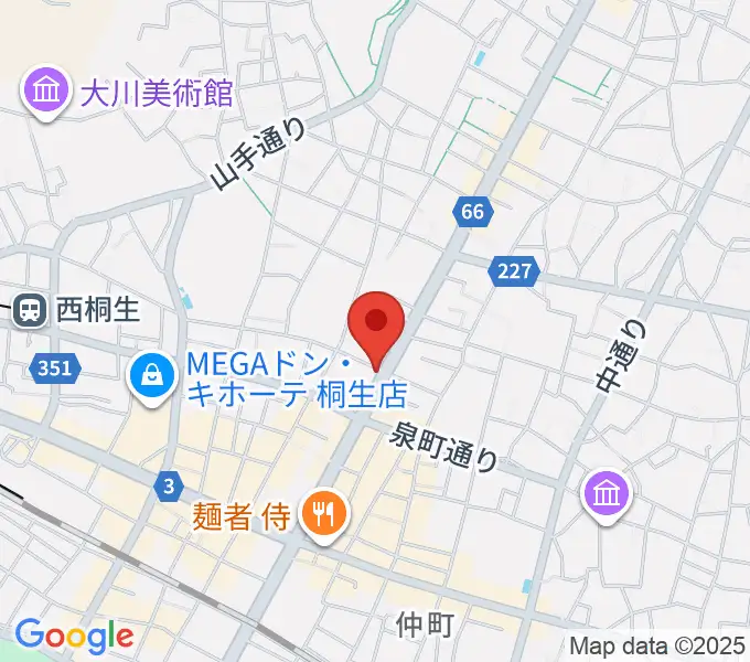 伊藤丈晃ヴァイオリン工房の地図