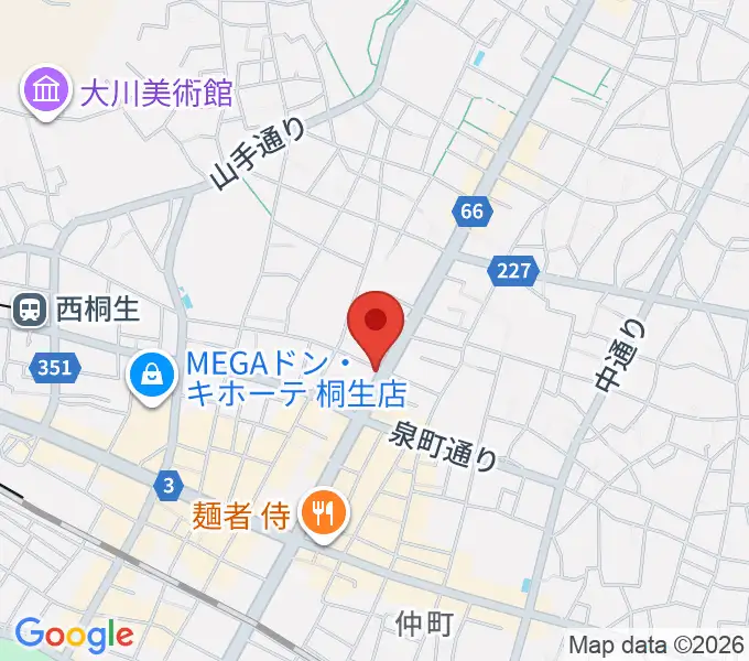 伊藤丈晃ヴァイオリン工房の地図