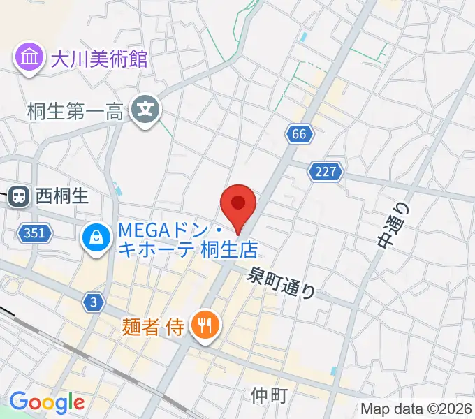 伊藤丈晃ヴァイオリン工房の地図