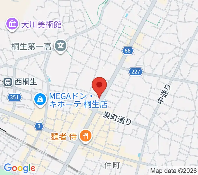 伊藤丈晃ヴァイオリン工房の地図