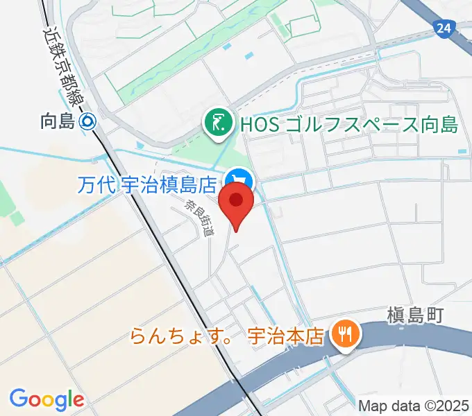 ヒガシ絃楽器製作所 オリエンテの地図