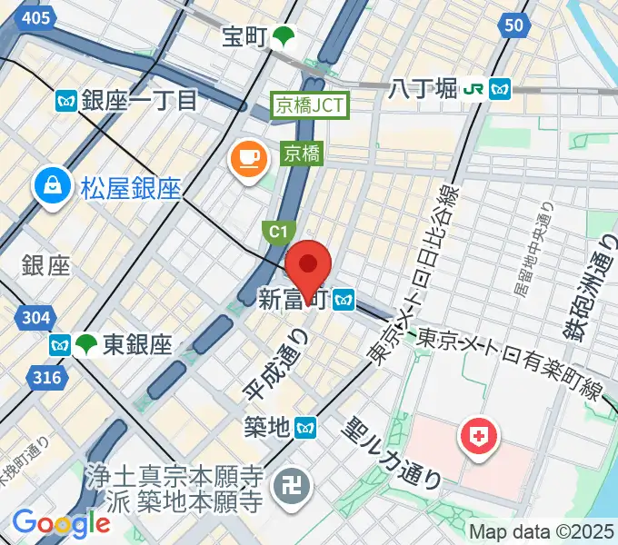 株式会社ダ・ヴィンチヴァイオリンの地図