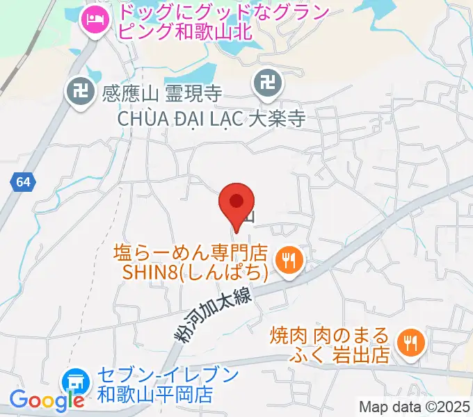福田ヴァイオリン＆チェロ教室の地図