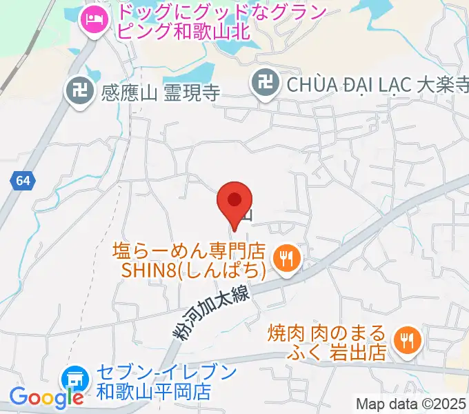 福田ヴァイオリン＆チェロ教室の地図