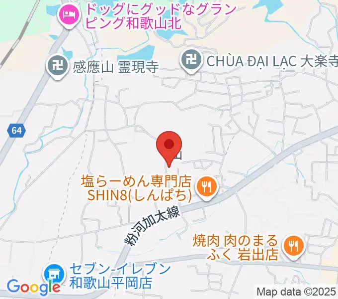 福田ヴァイオリン＆チェロ教室の地図