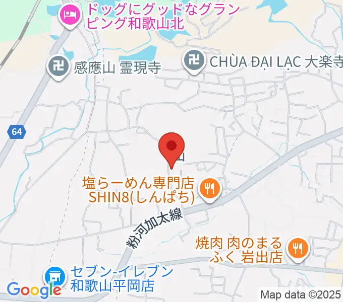 福田ヴァイオリン&チェロ教室の地図