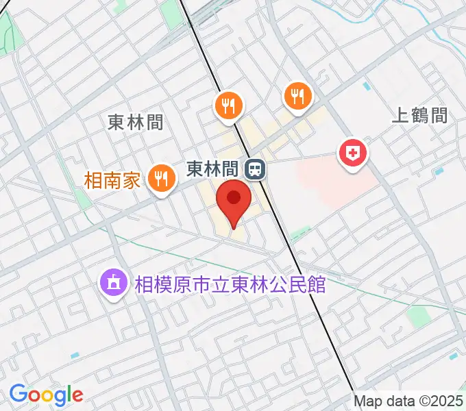 ギター・ベースの修理工房 3Bの地図