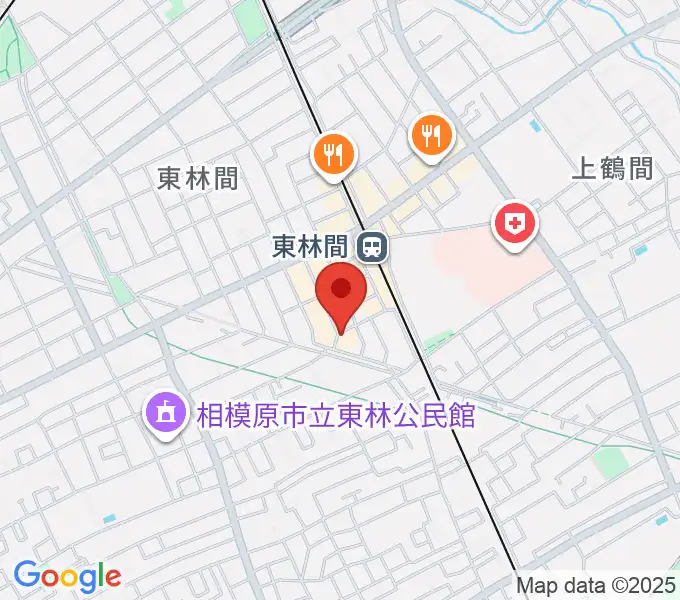 ギター・ベースの修理工房 3Bの地図