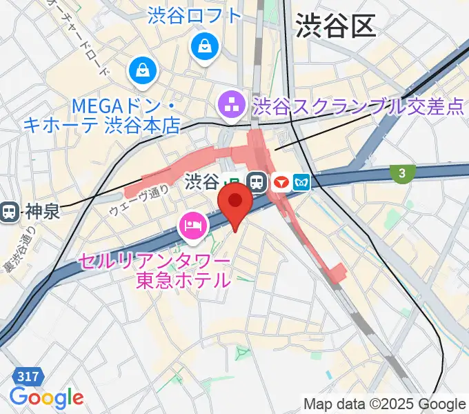 イケベアコーディオン教室の地図