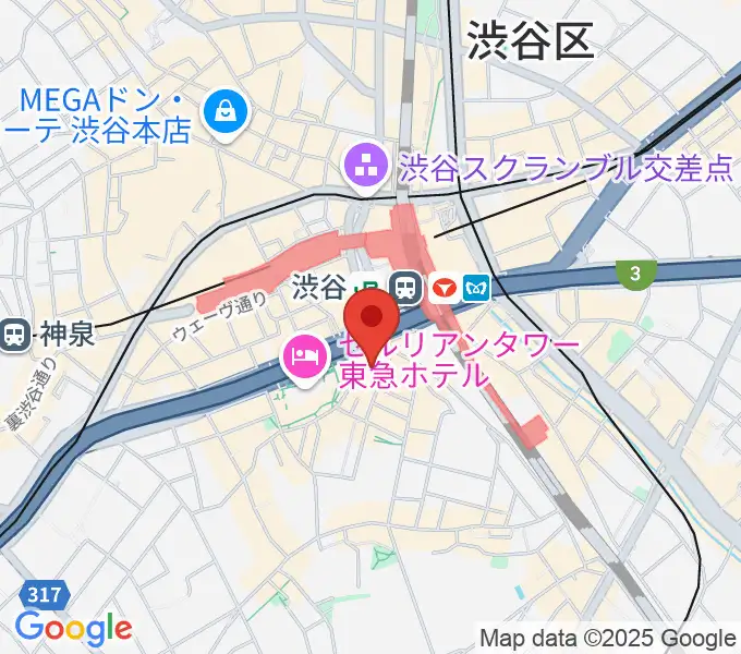 イケベアコーディオン教室の地図