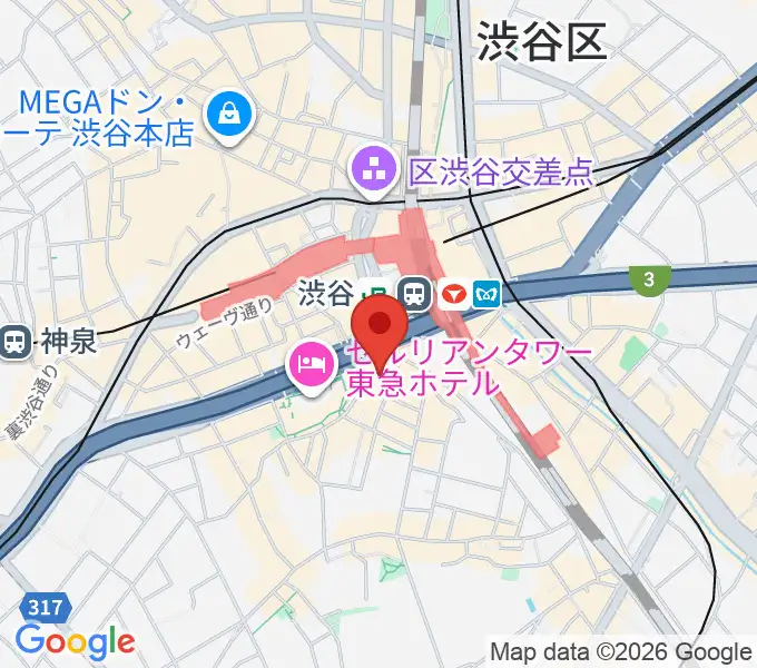 イケベアコーディオン教室の地図