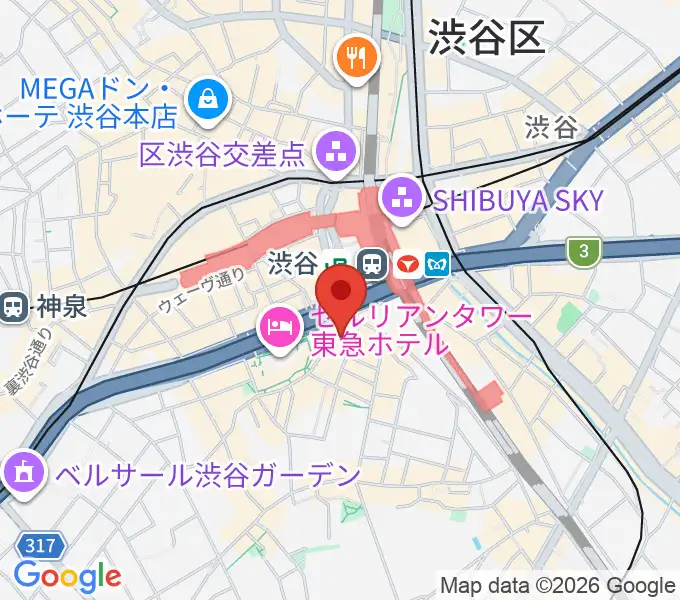 イケベアコーディオン教室の地図