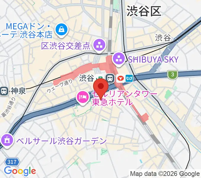 イケベアコーディオン教室の地図