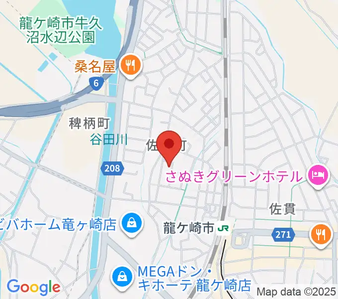 やまなかヴァイオリン教室の地図