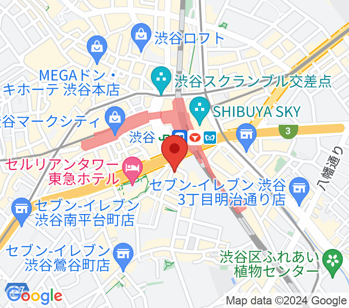 渋谷ギターズステーションの場所