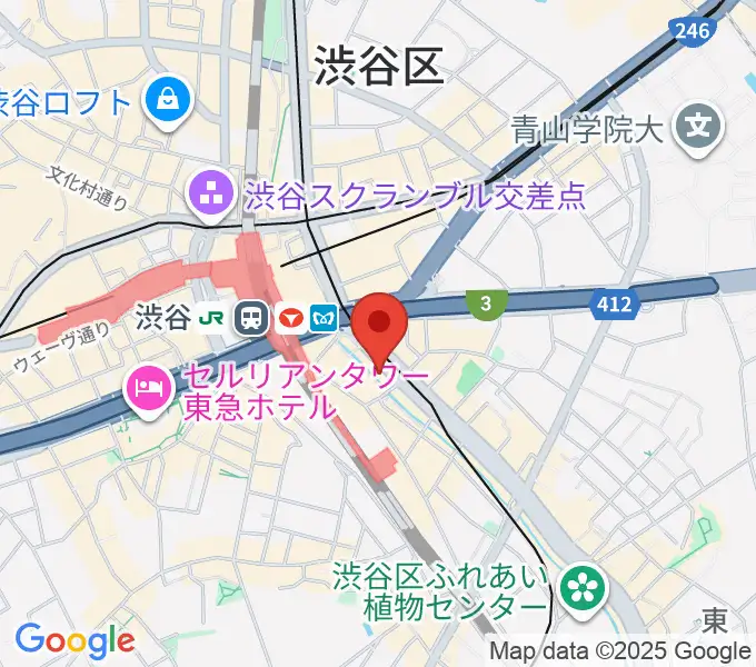 イケベリユースギターズの地図
