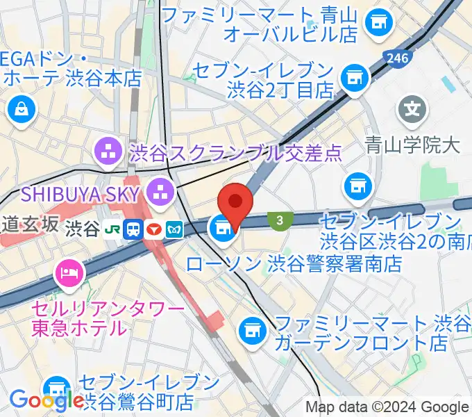 イケベ楽器店ウインドブロスの地図