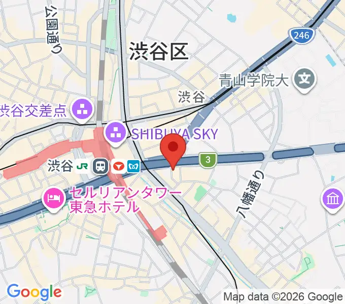 イケベ楽器店トランペットステーションの地図