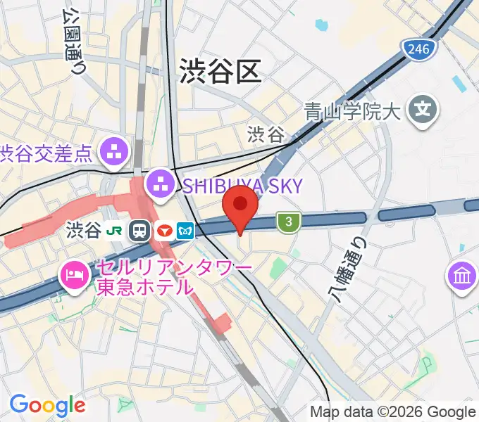 イケベ楽器店トランペットステーションの地図