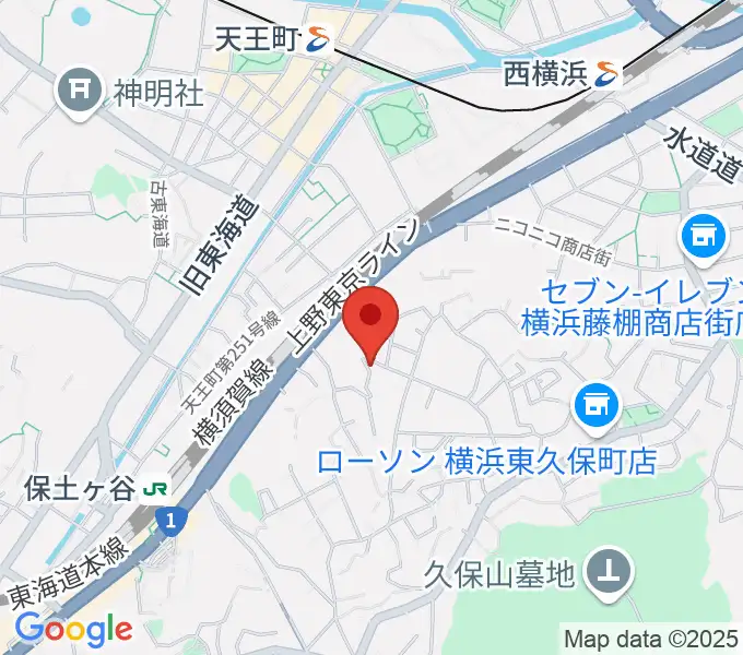 仁木三味線の地図