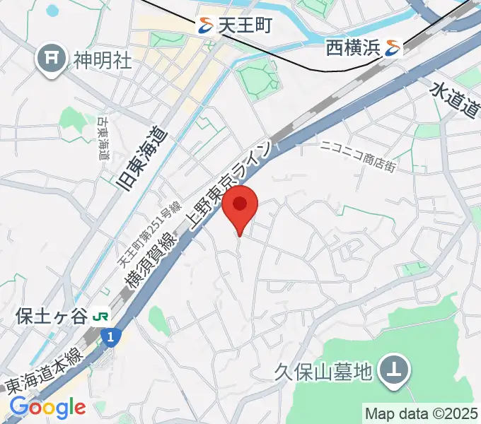 仁木三味線の地図