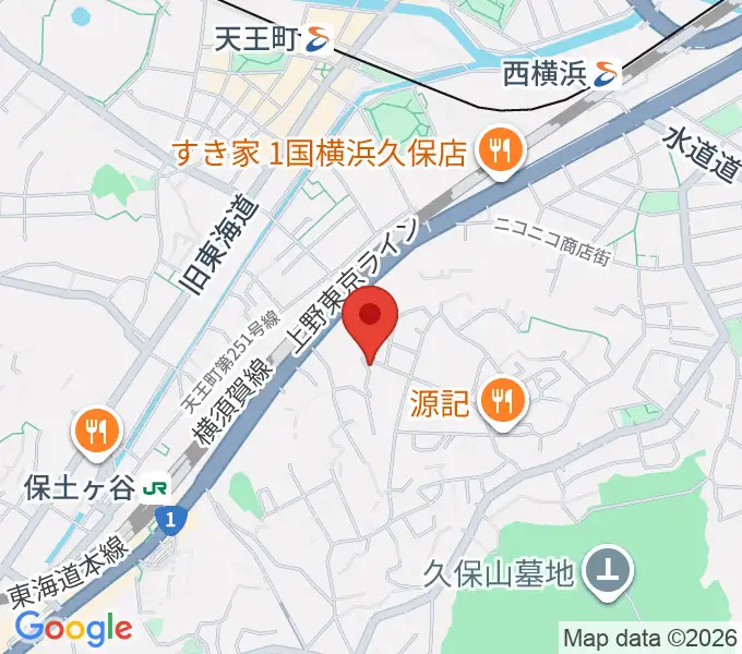 仁木三味線の地図