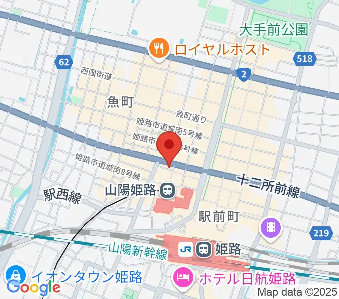Vocal Lesson UPの地図