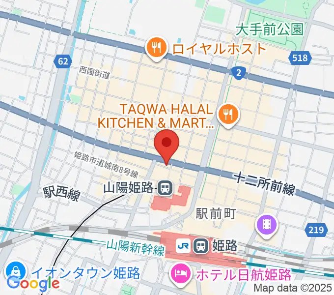 Vocal Lesson UPの地図