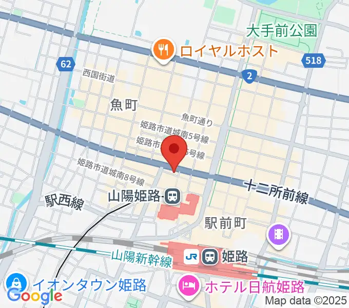 Vocal Lesson UPの地図