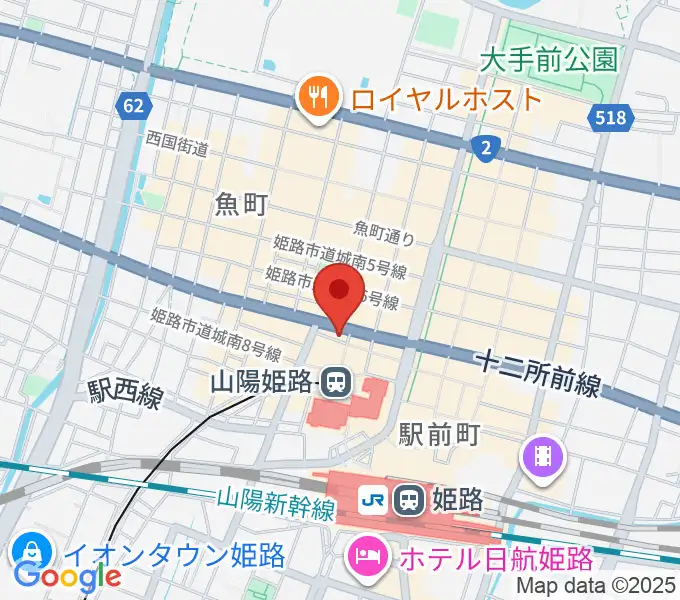 Vocal Lesson UPの地図