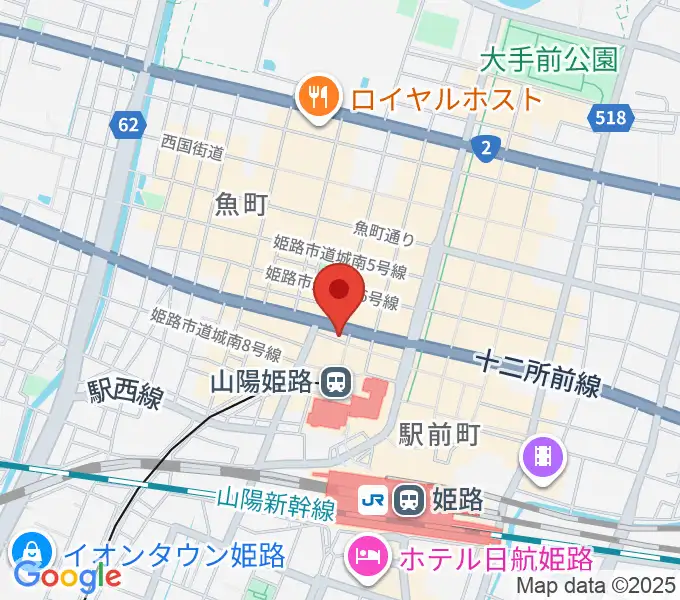 Vocal Lesson UPの地図