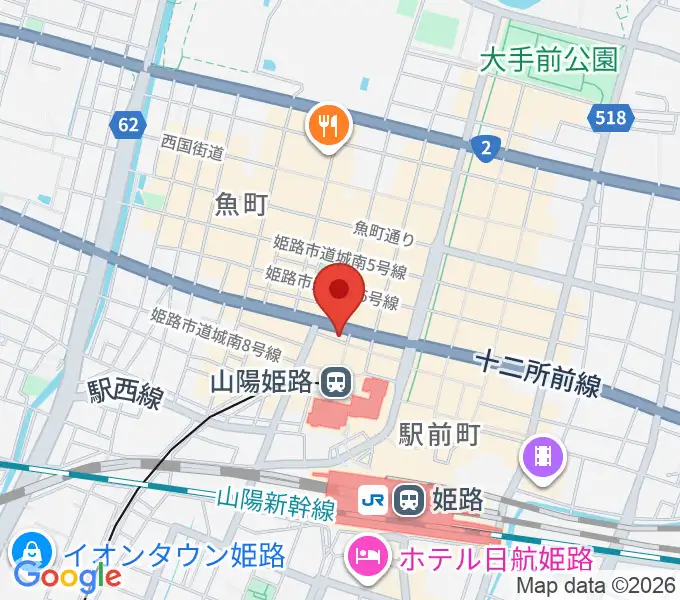 Vocal Lesson UPの地図