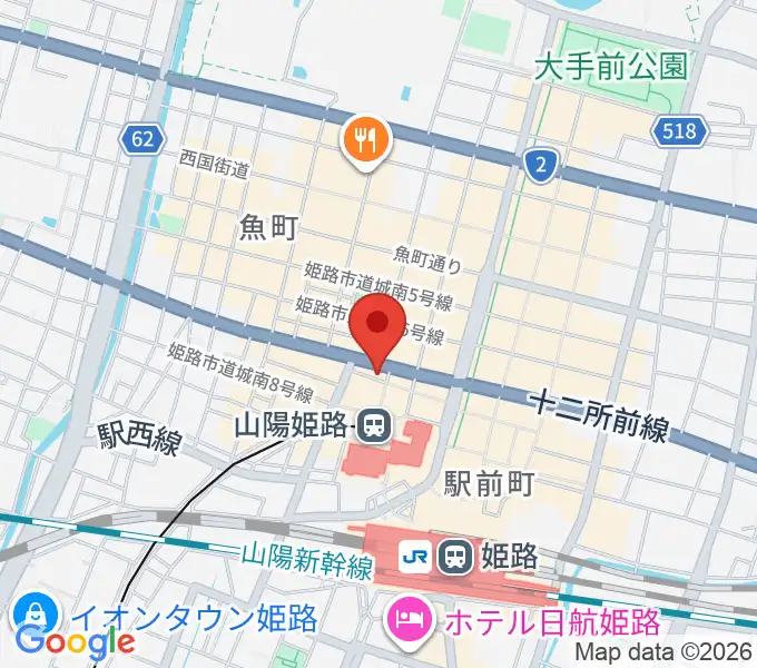 Vocal Lesson UPの地図