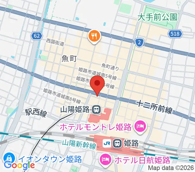 Vocal Lesson UPの地図