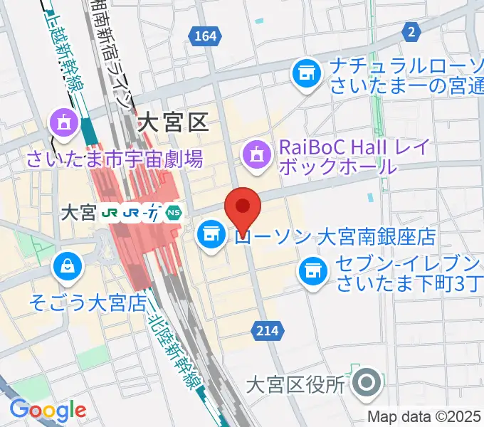 クレアーレ大宮の地図