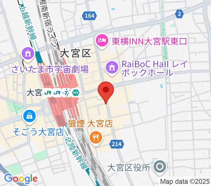 クレアーレ大宮の地図