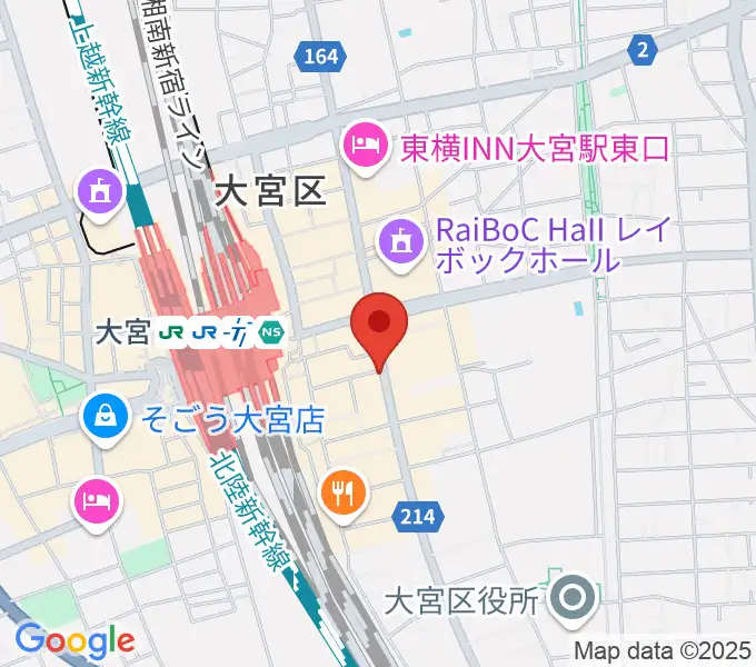 クレアーレ大宮の地図