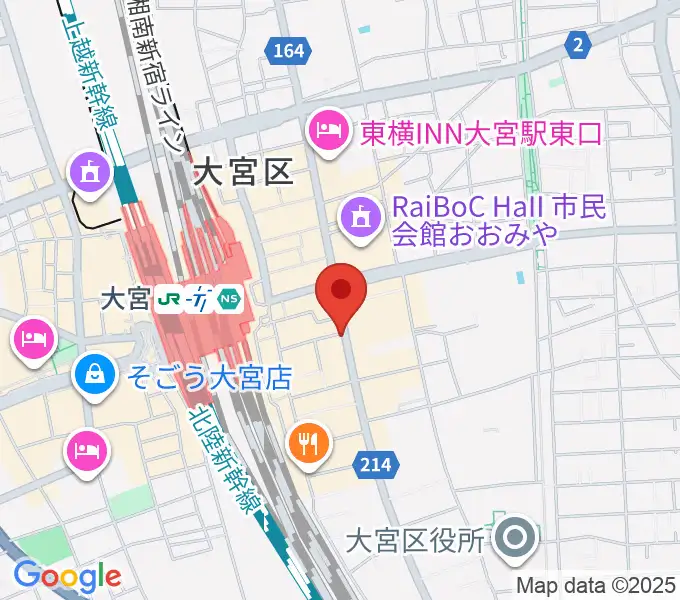 クレアーレ大宮の地図
