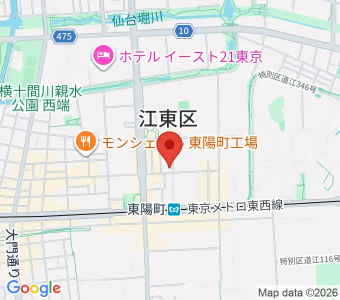 ビュッフェ・クランポン・ジャパンの地図