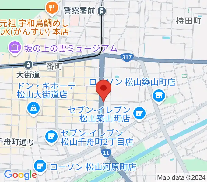 松村バイオリン教室の地図