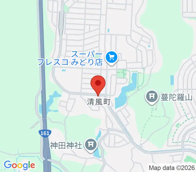 木のクラフトと笛 七曜工房の地図