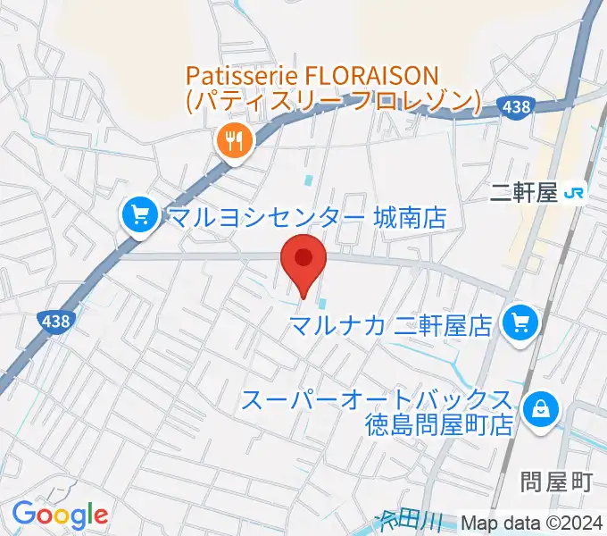 ミュージックラボ メロディアの地図