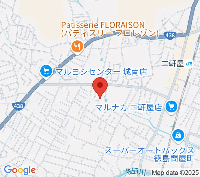 ミュージックラボ メロディアの地図
