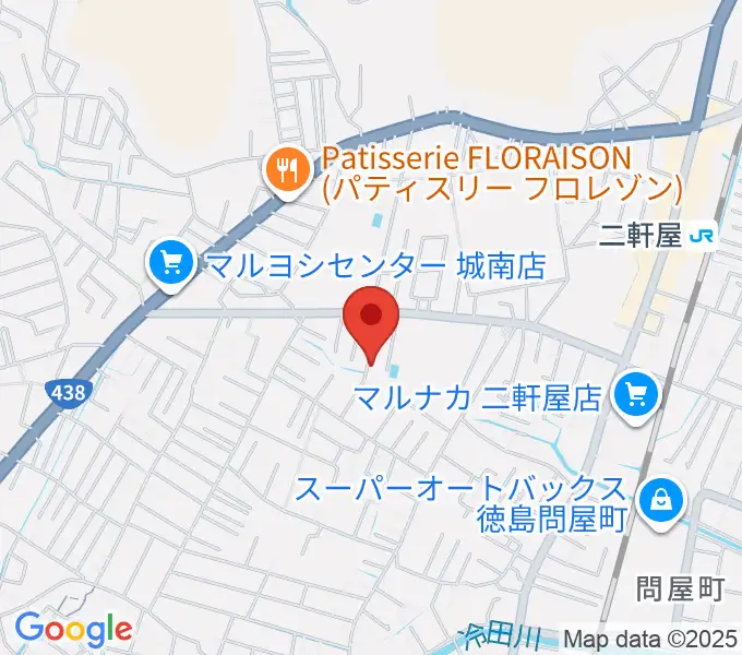 ミュージックラボ メロディアの地図