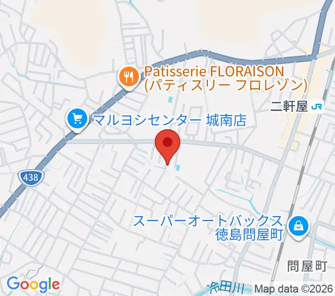 ミュージックラボ メロディアの地図