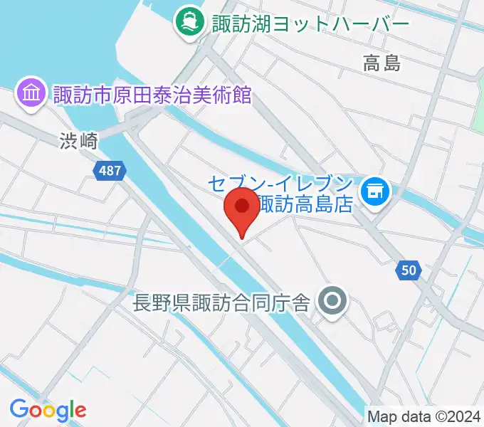 琴光堂和楽器店 諏訪店の地図